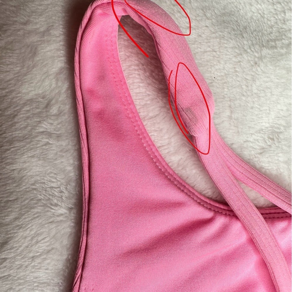 All In Motion Cropped Tank Tight Fit Kids Girls Size Small (6/7T) Build In Bra - Picture 11 of 11